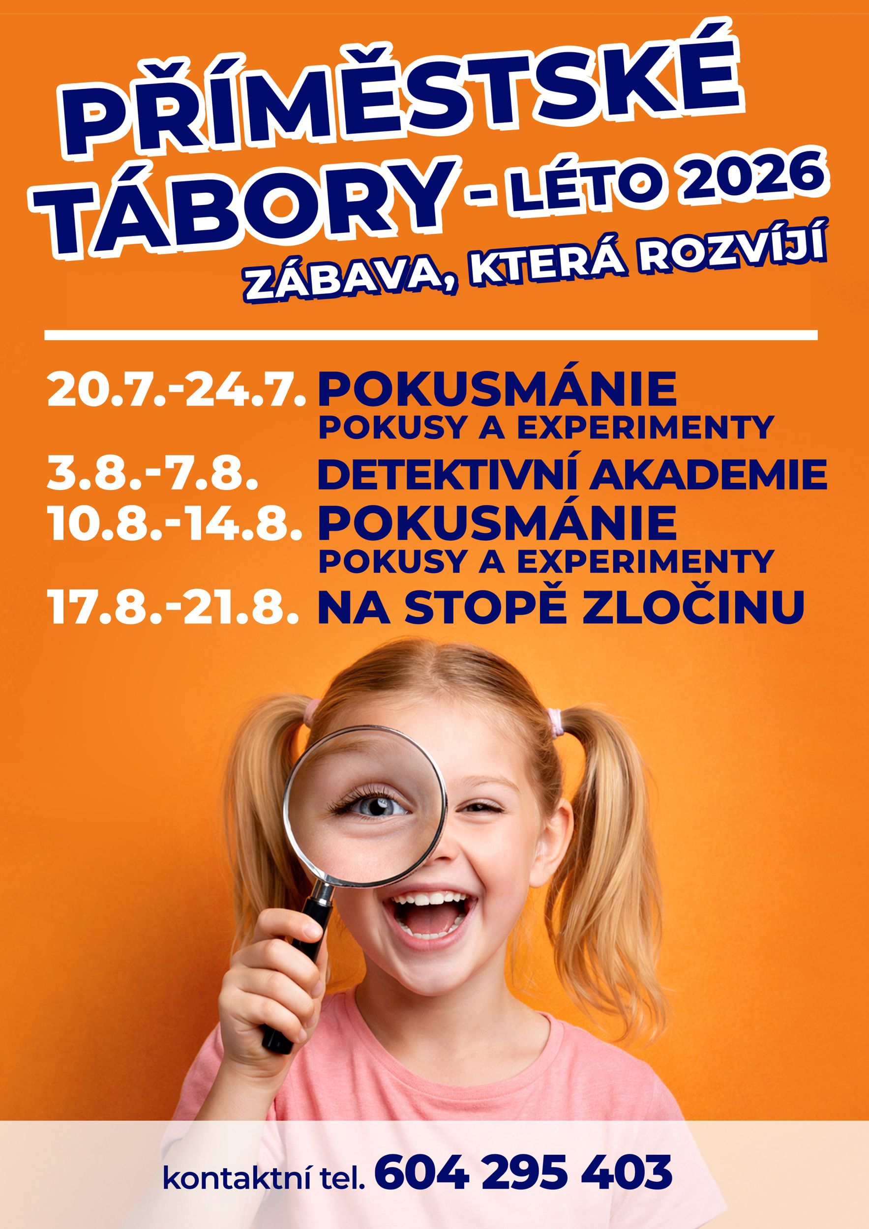 Př&iacute;pravy na na&scaron;e letn&iacute; př&iacute;městsk&eacute; t&aacute;bory jsou v pln&eacute;m proudu